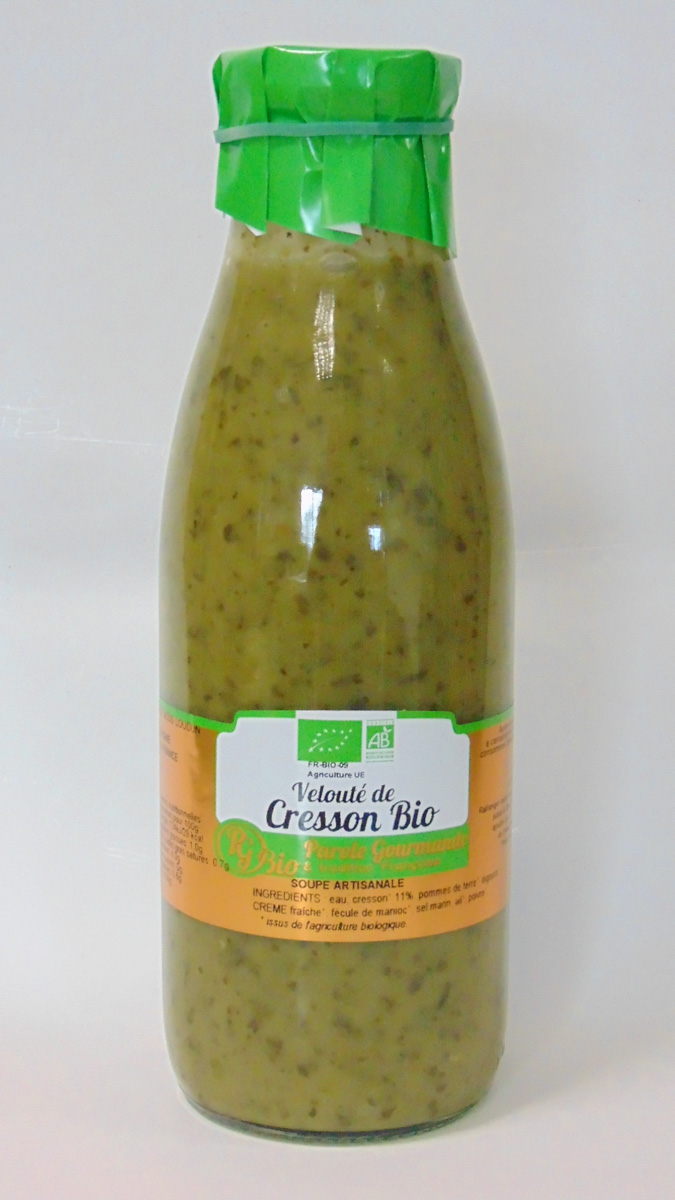 Velouté De Cresson Bio - 75cl - Parole Gourmande